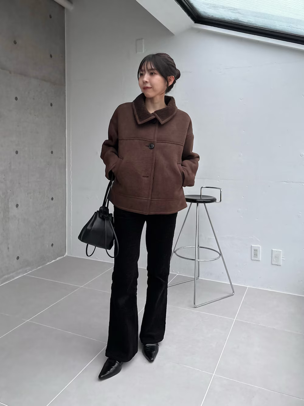 天氣冷也可以很時髦！一件「拼接領外套」混搭4套日系印象 | Japaholic