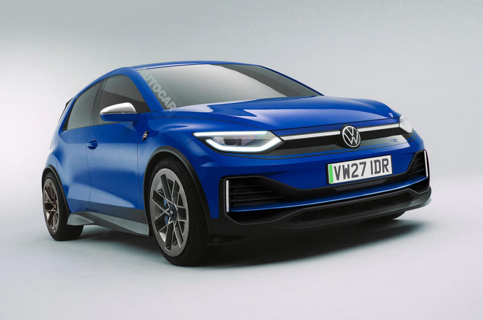 大众酝酿推出全新纯电小钢炮 ID.2 R:首搭轮毂电机和下一代四驱