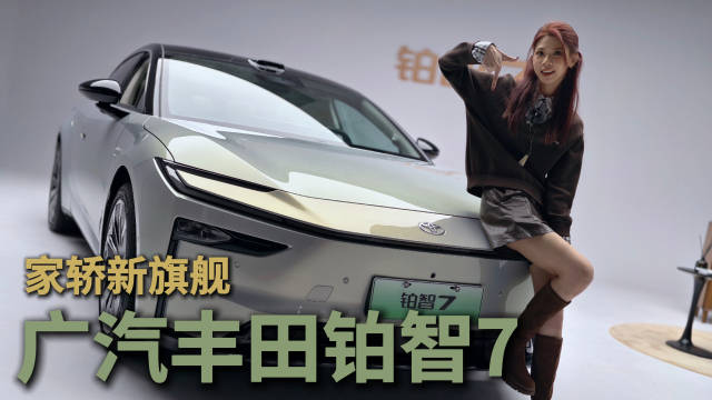丰田铂智7豪华纯电家轿上市，20万享50万级配置