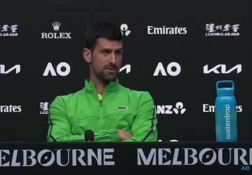 德约科维奇谈阿尔卡拉斯与辛纳竞争，称家人是失败后动力