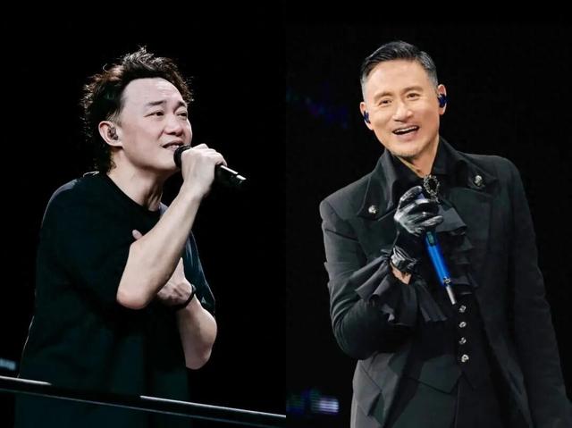 陈奕迅（左）、张学友 资料图