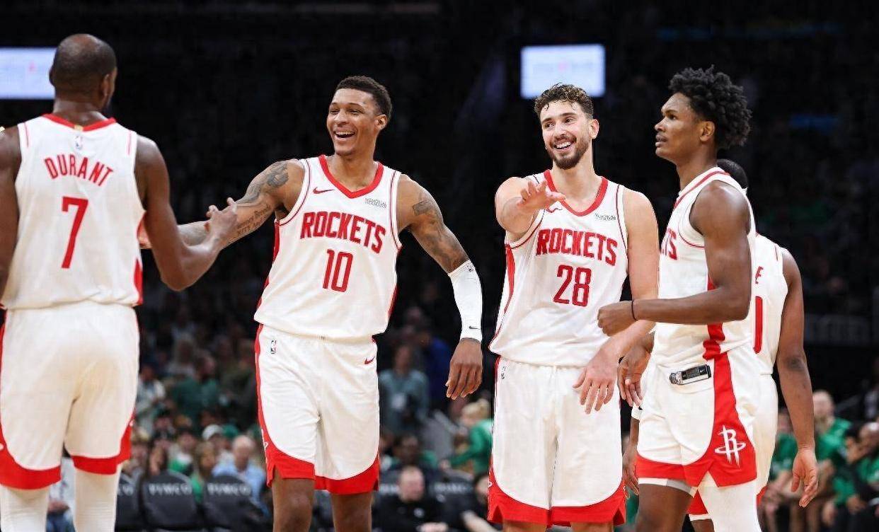 火箭三分榜:谢泼德113记领跑,杜兰特104记,阿门16记