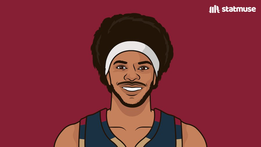 阿伦爆砍40分17板5助2断4帽，本世纪仅奥尼尔和恩比德达成过