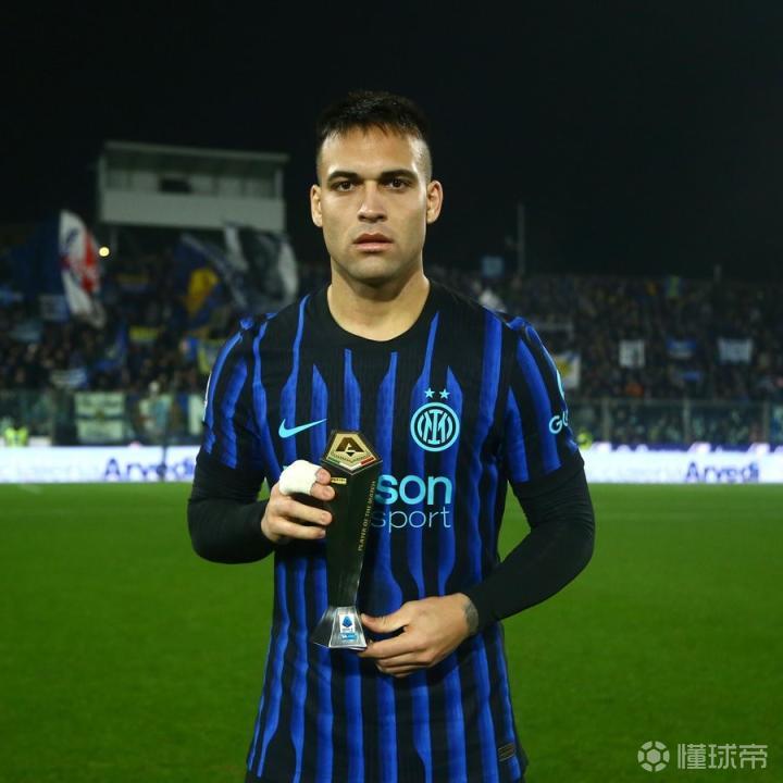 连续三轮破门，劳塔罗当选国米客胜克雷莫内塞全场最佳