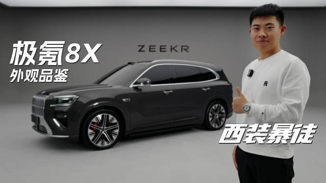 极氪8X实车亮相，优雅兼具运动感