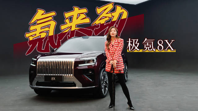 极氪8X五色实车亮相，光影细节首曝光