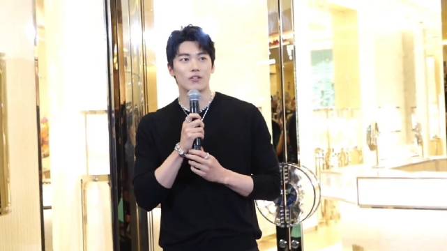 汪顺以蒂芙尼品牌挚友身份亮相上海ifc精品店启幕活动