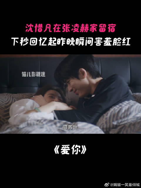 沈惜凡在张凌赫家留宿，下秒回忆起昨晚瞬间害羞脸红