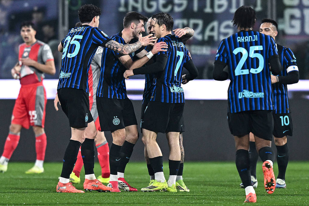 意甲-劳塔罗传射建功　国米2-0完胜克雷莫纳_皮球_齐尔宾_弗拉泰西