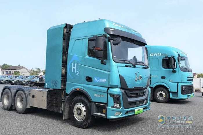 未势能源配套长征氢能重卡亮相GWM全球经销商大会