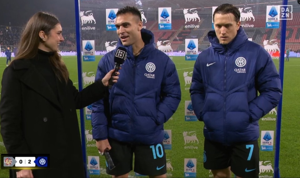 劳塔罗:定位球方面还需继续进步,球迷烟花事件不应该发生