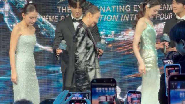 惠英红热依扎宋轶亮相上海天文馆，优雅观星