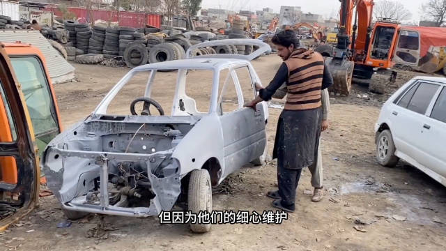 巴基斯坦“陈田市场”利用汽车零部件组装成车辆全过程！