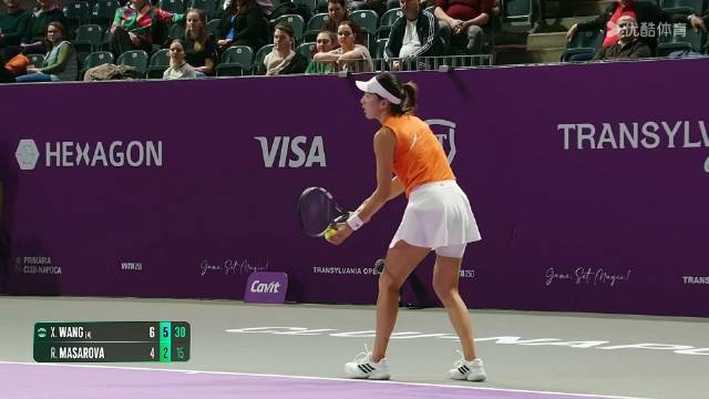 王欣瑜直落两盘胜马萨洛娃，晋级罗马尼亚赛八强