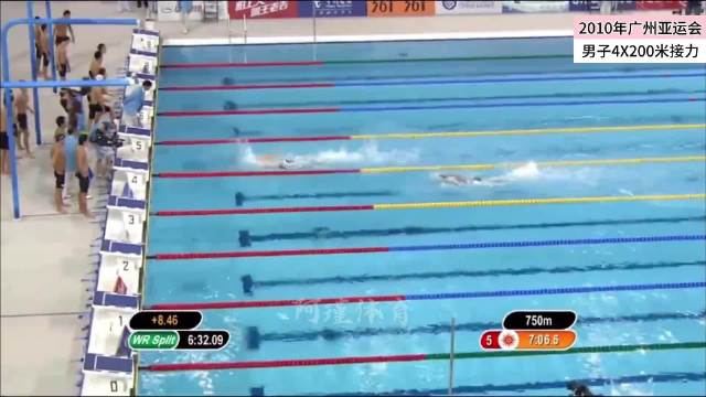 中国男子4X200自由泳接力队终结日本56年统治