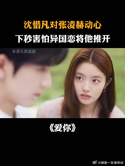 沈惜凡对张凌赫动心，下秒害怕异国恋将他推开