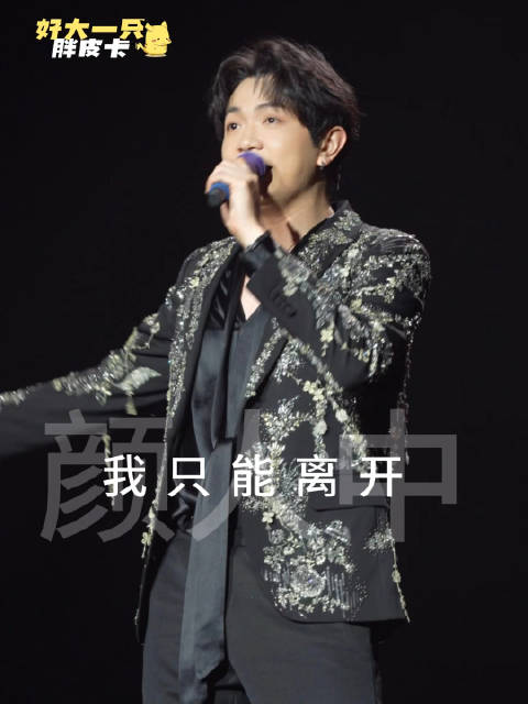 颜人中演唱《我只能离开》引全场跟唱