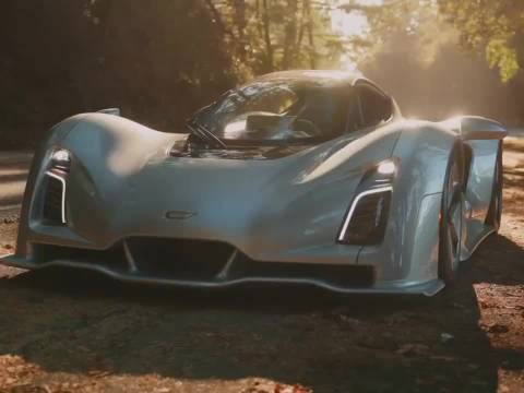 银翼出鞘，Czinger 21C 撕裂风墙！1250匹混动猛兽，1.9秒破百，公路无冕之