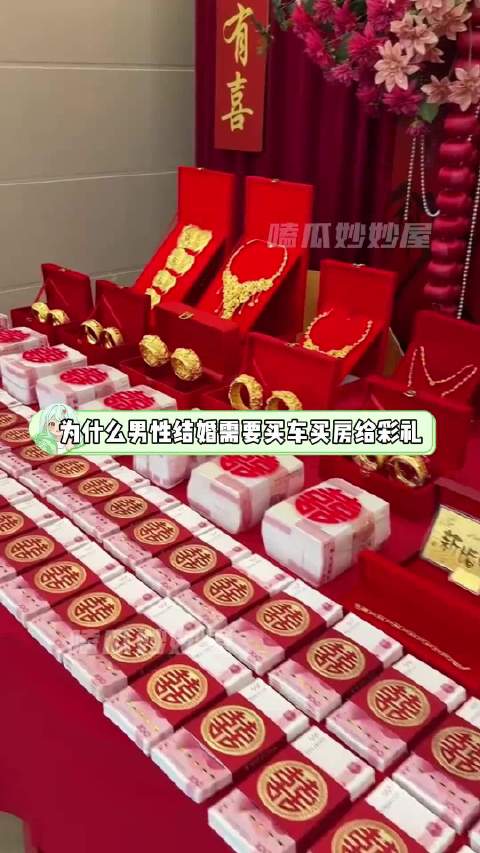 男性结婚需买车买房给彩礼引热议