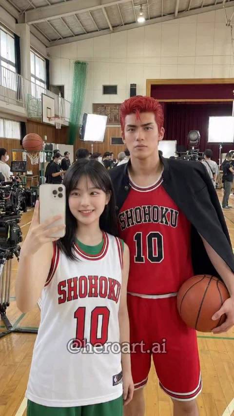 灌篮高手一镜到底合影