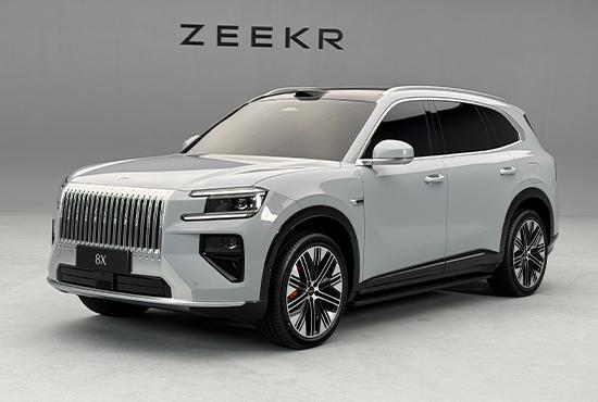 提供5种颜色可选 极氪8X实车外观首发