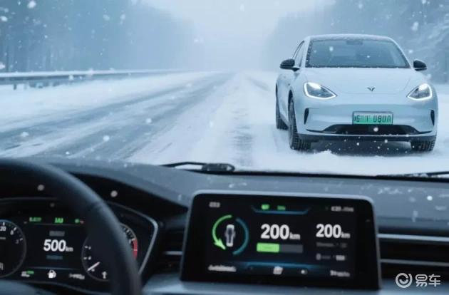 冬测实录:燃油车500公里，电动车剩200?3天真相揭秘