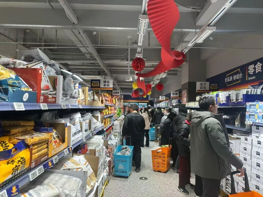 景枫奥乐齐的动线设计 作者拍摄