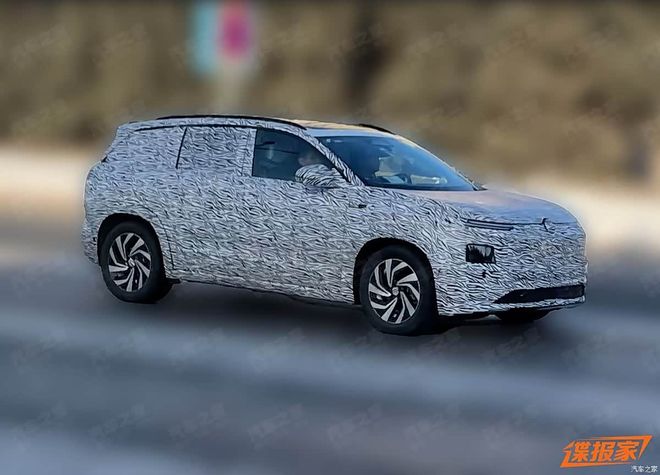 上汽大众全新纯电SUV谍照曝光，预计10月上市！