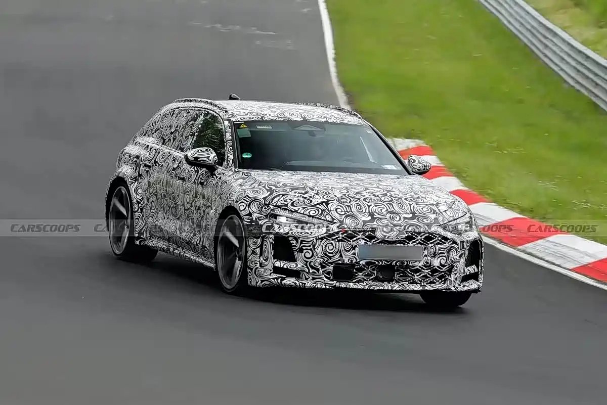 全新奥迪RS 5预告图,首款RS插混/2月19日发布