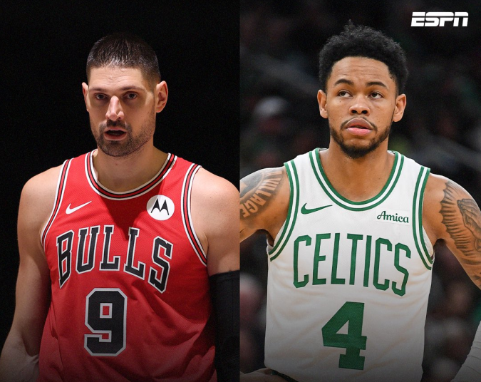 ESPN为凯尔特人公牛交易评级：绿军被评C，公牛收获C+