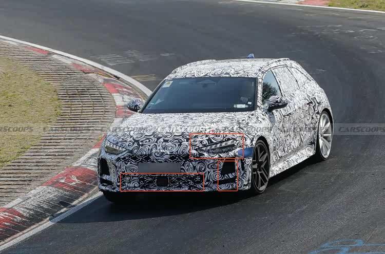 全新奥迪RS 5 Avant预告图发布,2月19日亮相,或首搭插混动力