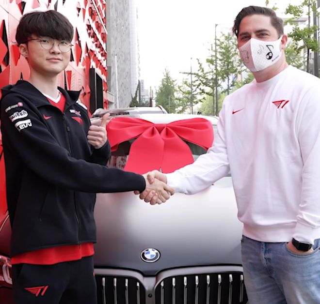 Faker过生日，宝马斥9500万韩元送豪车一辆！粉丝：太大气了