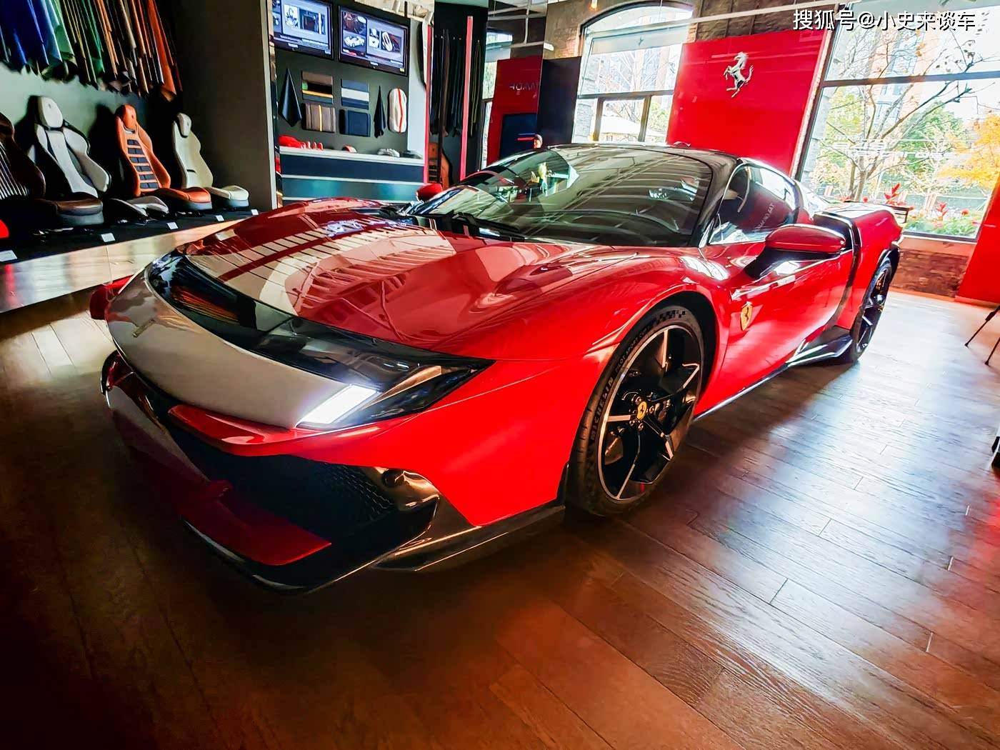 法拉利插混超跑，全新外观未来感十足！搭载4.0T V8双涡轮+三电机