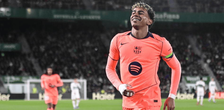 亚马尔制造威胁接近维尼修斯+居莱尔之和,领跑西甲