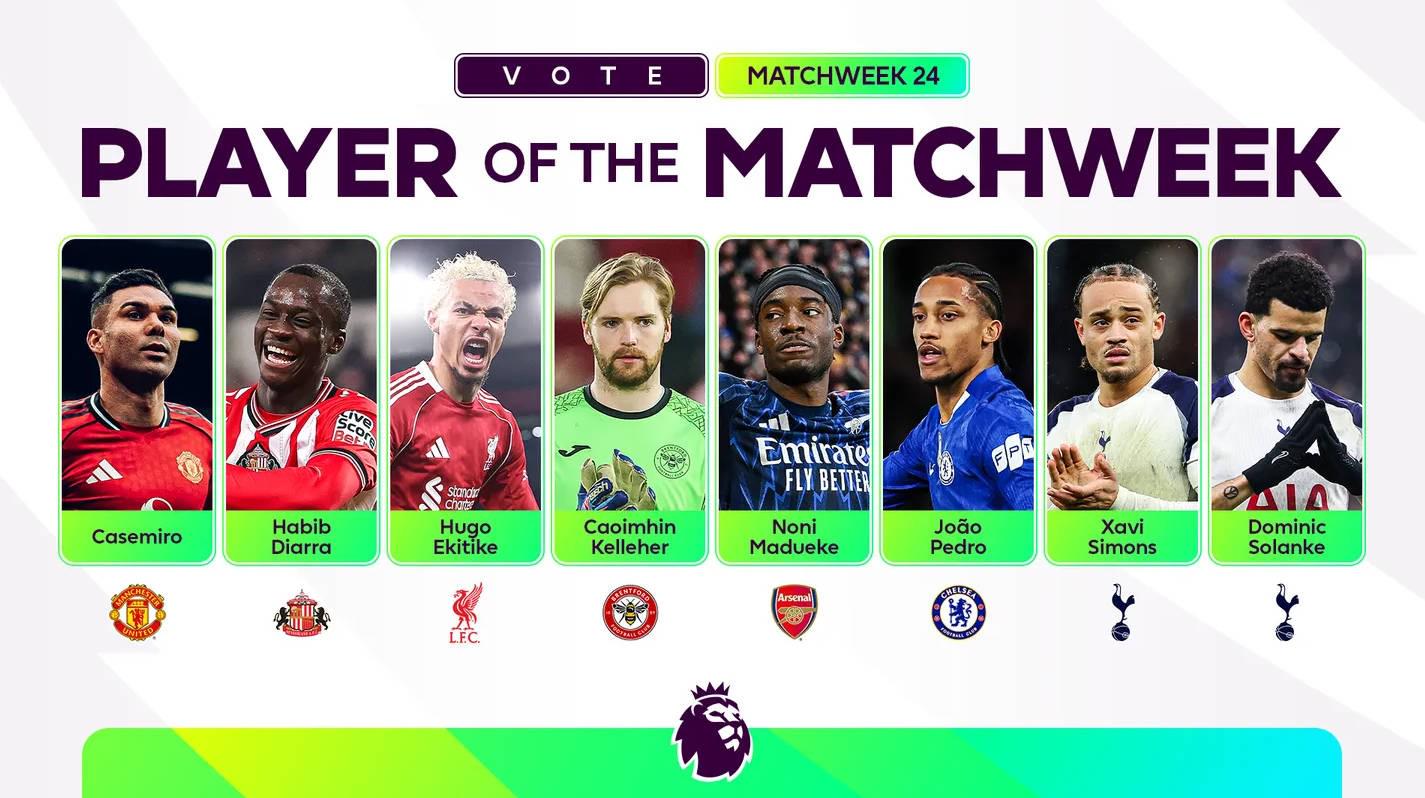 英超第24轮最佳球员候选:卡塞米罗、西蒙斯、索兰克在列|佩德罗|卡塞米罗|卡斯米路|索兰克|英超|莱昂内尔·西蒙斯