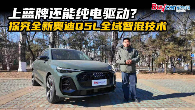上蓝牌还能纯电驱动？探究全新奥迪Q5L全域智混技术