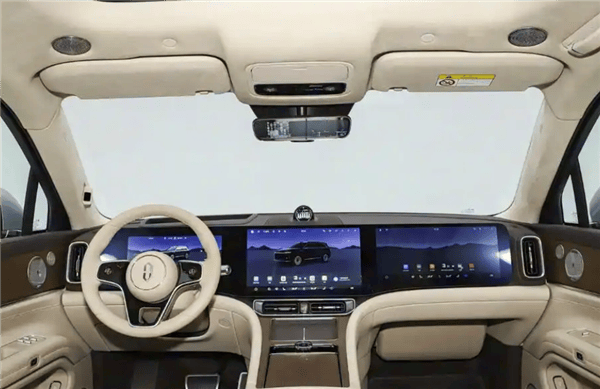 重塑50万级MPV市场格局!智界V9内饰细节曝光:堪比头等舱