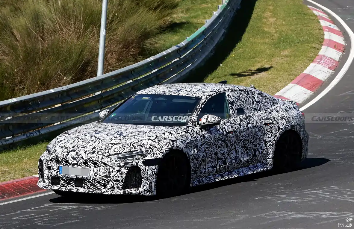 全新奥迪RS 5预告图发布 插混动力超600马力/2月19日亮相