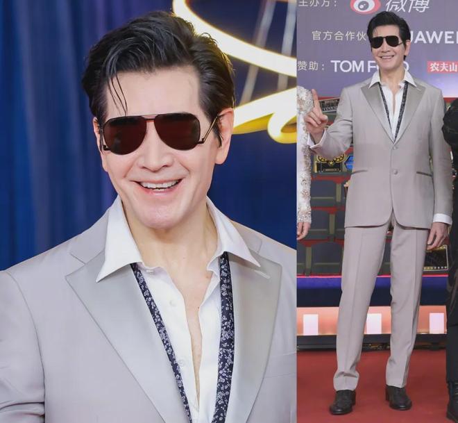 微博电影之夜男星怼脸生图:58岁郭富城显年轻,王一博无精打采