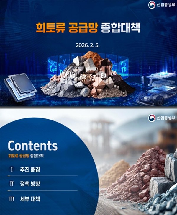 韩国产业通商资源部发布的《稀土供应链综合对策》 韩国产业通商资源部向韩联社提供