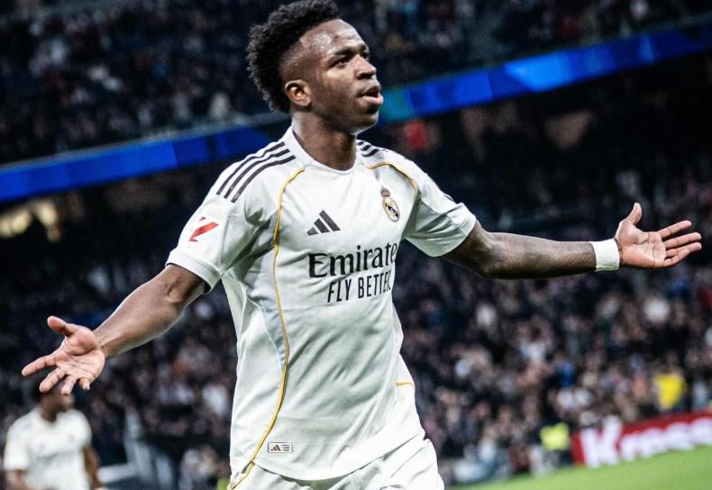 结束西甲进球荒，维尼修斯社媒:至死忠于皇马，永远都是皇马