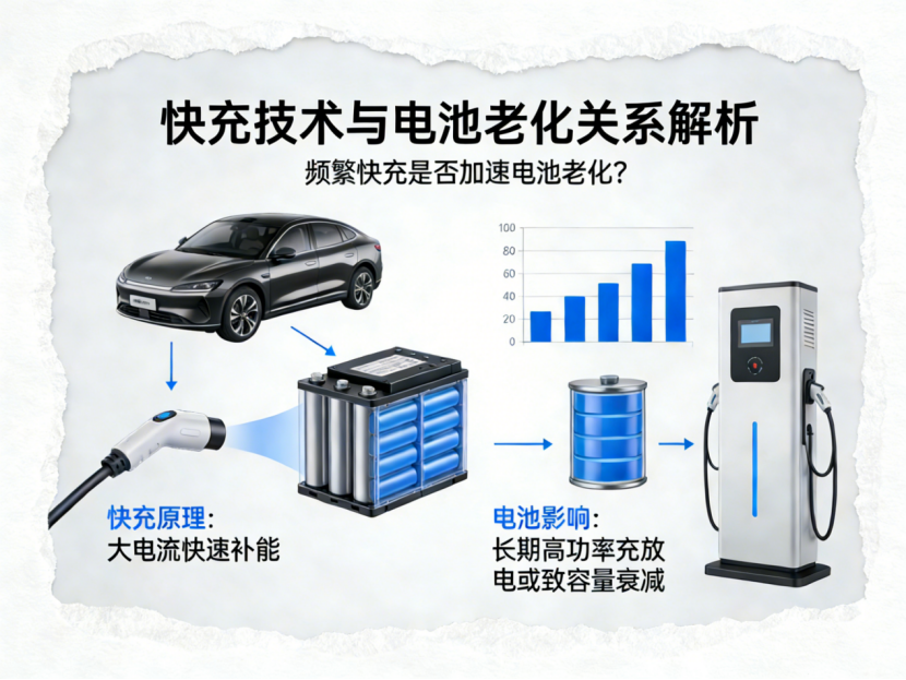 快充技术频繁使用,是否会加速新能源汽车电池的老化?宝益科技解答!