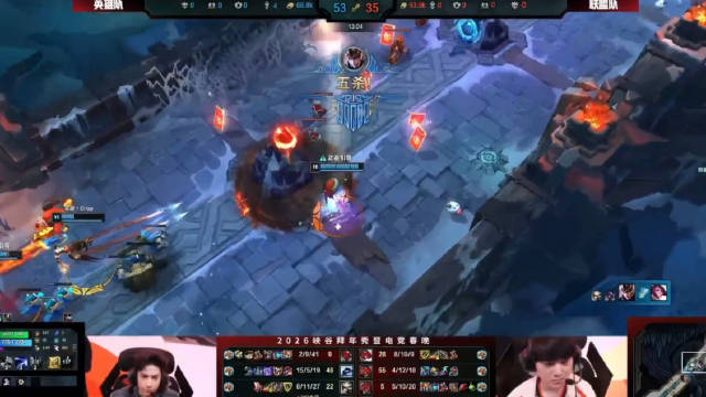 罗云熙峡谷拜年秀奎因五杀，双刃剑巨人杀手显威