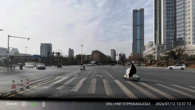 大妈携童闯红灯遇公交盲区险酿事故