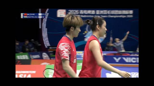 中国女团2比0印度晋级四强，高昉洁贾一凡组合速胜