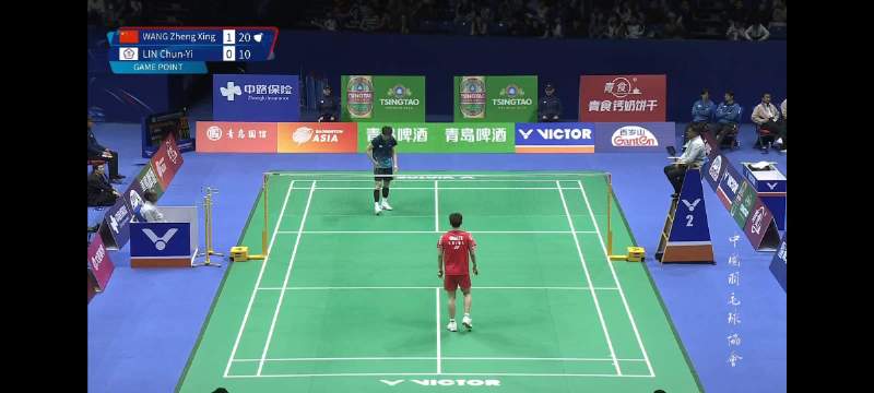 中国男团1比0领先中国台北，王正行首战告捷