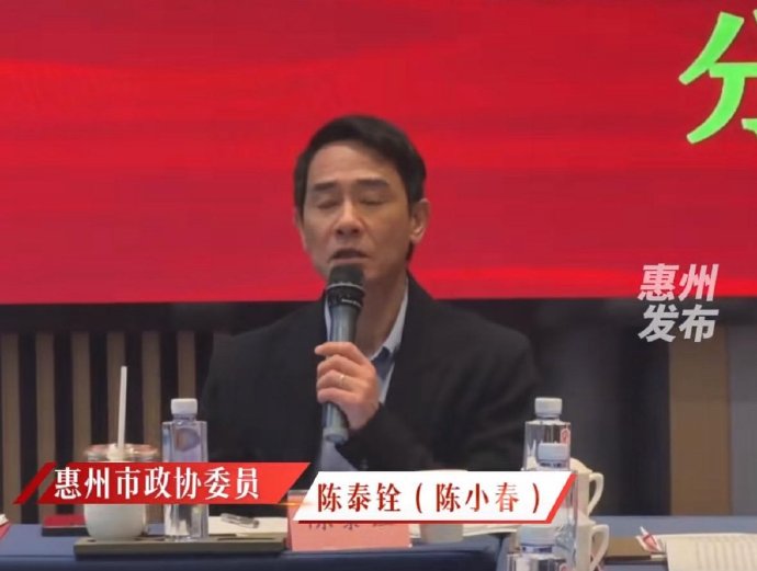 陈小春作为祖籍惠州的艺人，其担任政协委员的履职情况如何？