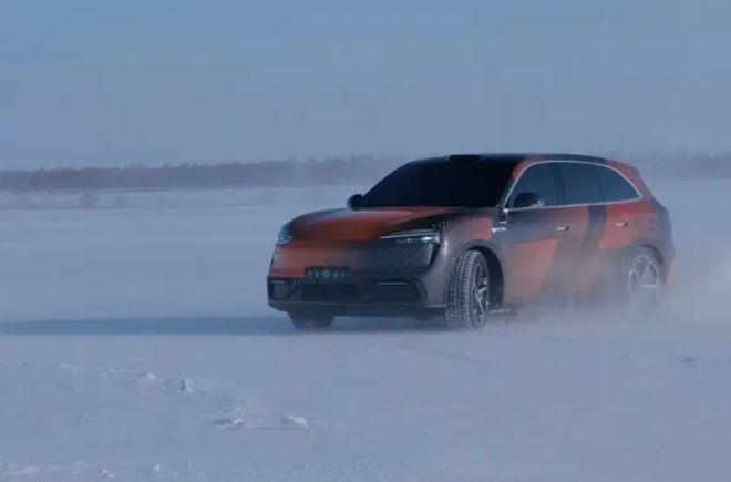 问界M6冬测谍照曝光，样貌有点像缩小版的问界M7