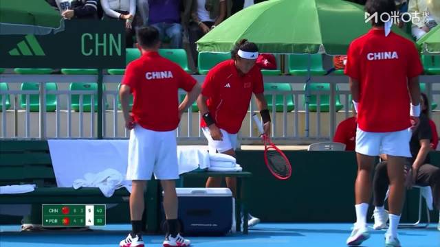 戴维斯杯中国队2:1反超葡萄牙，双打组合立头功