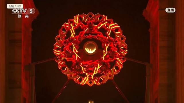 米兰冬奥会主火炬台两地同步点燃